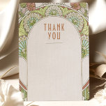 Hochzeitsbeilage Vielen Dank für Ihr Vintages Juge Einladung<br><div class="desc">Jugendstil-Vintage Hochzeit DANKE Karte von Alphonse Mucha in einem floralen, romantischen und whimsical Design. Viktorianische Schnörkel ergänzen klassische Deko-Schriftart. Bitte geben Sie Ihre persönlichen Informationen ein, und Sie sind fertig. Wenn Sie das Design weiter ändern möchten, klicken Sie auf den blauen Button "Anpassen". Vielen Dank, dass Sie mein Design für...</div>