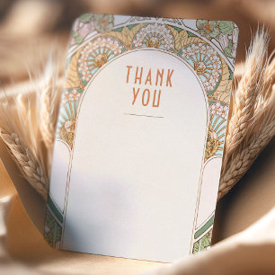 Hochzeitsbeilage Vielen Dank für Ihr Vintages Juge Einladung