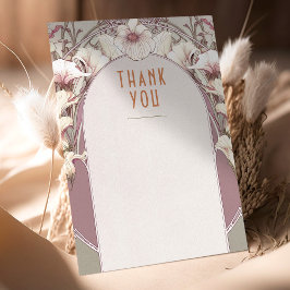 Hochzeitsbeilage Vielen Dank für Ihr Vintages Juge Einladung