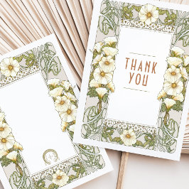 Hochzeitsbeilage Vielen Dank für Ihr Vintages Juge Einladung