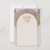 Hochzeitsbeilage Vielen Dank für Ihr Vintages Juge Einladung (Vorderseite)