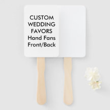 Hochzeitsbenutzerdefinierten Favoriten-HAND-FANS -