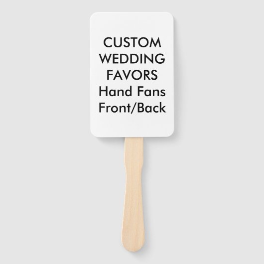 Hochzeitsbenutzerdefinierten Favoriten-HAND-FANS - Fächer (Vorderseite)