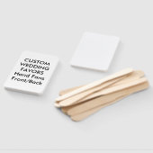 Hochzeitsbenutzerdefinierten Favoriten-HAND-FANS - Fächer (Non-assembled)