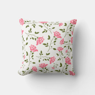 Hochzeitsbestseller mit floralen Hintergrund Kissen