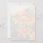 Hochzeitsbiene Einladung (Rückseite)