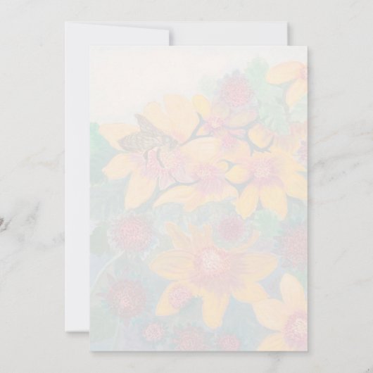 Hochzeitsbiene Einladung (Rückseite)