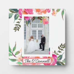 Hochzeitsbild Fotoplatte