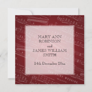 Fur Musiker Hochzeitseinladungen Zazzle De