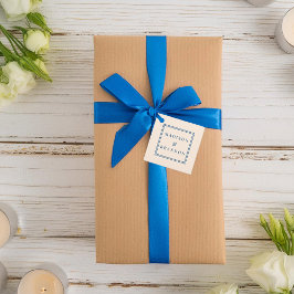 Hochzeitsblumen aus dem Mittelalter | Creme Geschenkanhänger