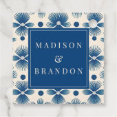 Hochzeitsblumen aus dem Mittelalter | VollPrint Geschenkanhänger (Rückseite)