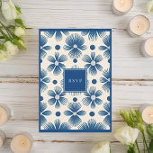 Hochzeitsblumen aus dem Mittelalter | VollPrint RSVP Karte