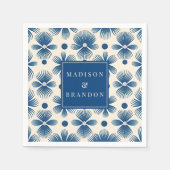 Hochzeitsblumen aus dem Mittelalter | VollPrint |  Serviette (Vorderseite)