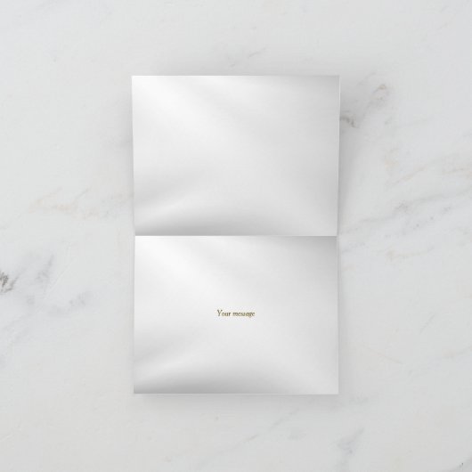 Hochzeitsblumen Bells Pink Blue Ribbons Schöne Dankeskarte (Innenseite)