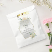 Hochzeitsblumen Blassgelbe Blüten Wasserfarben Ros Geschenktütchen (Versiegelt)