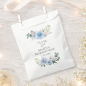 Hochzeitsblumen Blauer Peonies Geschenktütchen (Ausgeschnitten)