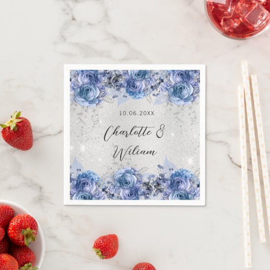 Hochzeitsblumen Serviette (Beispiel)