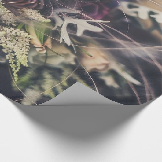 Hochzeitsblumengeschenkpapier Geschenkpapier (Ecke)