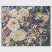 Hochzeitsblumengeschenkpapier Geschenkpapier (Flach)