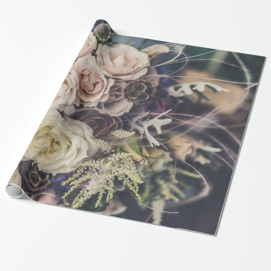 Hochzeitsblumengeschenkpapier Geschenkpapier (Ungerollt)