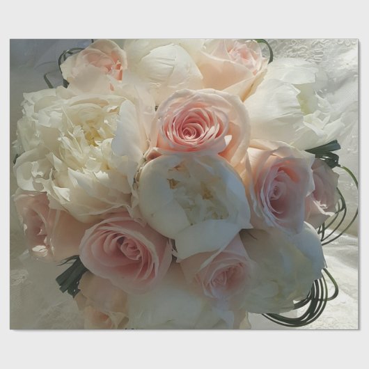 Hochzeitsblumengeschenkpapier Geschenkpapier (Flach)