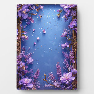 Hochzeitsblumenrahmen Fotoplatte