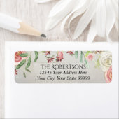 Hochzeitsblüte Elfenbein-Rose Holz | RÜCKSENDEADRE (Insitu)