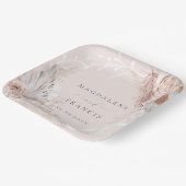 Hochzeitsboho Pappteller (Gewinkelt)