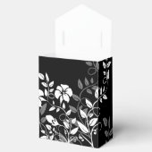 Hochzeitsbox mit Schwarz und Weiß Geschenkschachtel (Geöffnet)