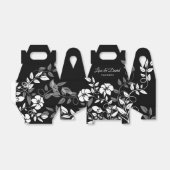 Hochzeitsbox mit Schwarz und Weiß Geschenkschachtel (Ungefaltet)