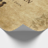 Hochzeitsbräu aus dem 19. Jahrhundert Einmal in de Geschenkpapier (Ecke)