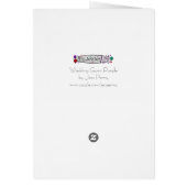 Hochzeitsbrauen Lila Text schwarz (Hinten)