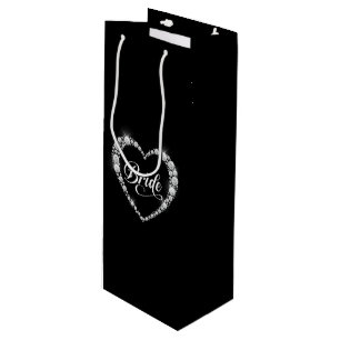 Hochzeitsbraut-Geschenktasche Geschenktüte Für Weinflaschen