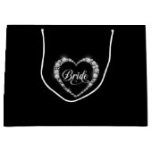 Hochzeitsbraut Geschenktasche Große Geschenktüte (Vorderseite)