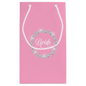Hochzeitsbraut-Geschenktasche Kleine Geschenktüte (Rückseite)