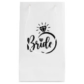Hochzeitsbraut Geschenktasche Kleine Geschenktüte (Vorderseite)