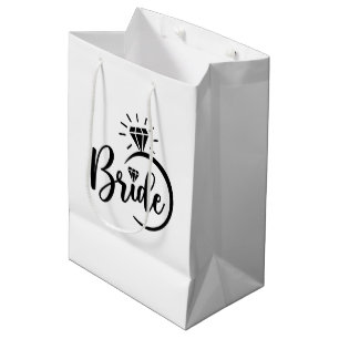Hochzeitsbraut-Geschenktasche Mittlere Geschenktüte