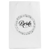 Hochzeitsbraut-Geschenktasche Mittlere Geschenktüte (Vorderseite)