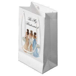 Hochzeitsbrautjungfer-Geschenktasche Kleine Geschenktüte