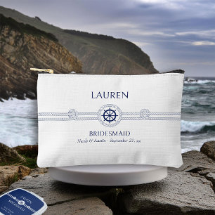 Hochzeitsbrautjungfer-Kosmetiktasche im maritimen  Zubehörtasche