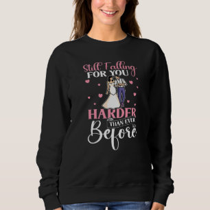 Hochzeitsbride fällt dir immer noch schwerer als j sweatshirt