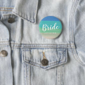 Hochzeitsbride für Sand und Ozean Button (Beispiel)