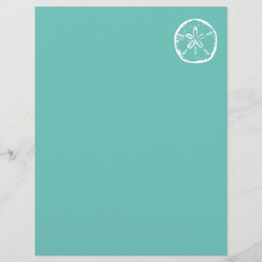 Hochzeitsbriefpapier für Sandstrand (Vorderseite)