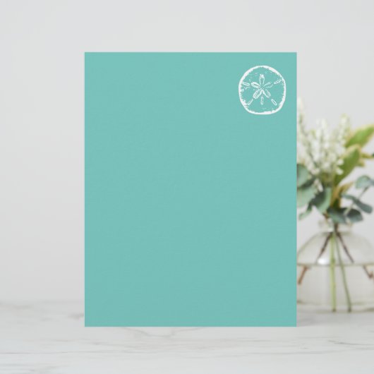 Hochzeitsbriefpapier für Sandstrand (Stehend Vorderseite)