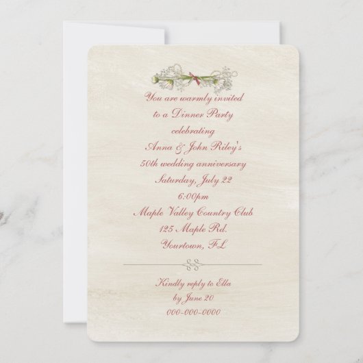 Hochzeitsbuch Einladung (Rückseite)