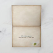 Hochzeitsbuch mit Namen Karte (Innenseite)