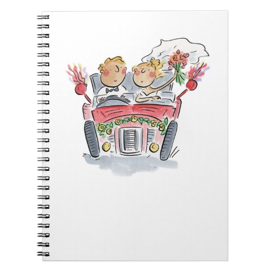 Hochzeitsbuch Notizblock (Vorderseite)