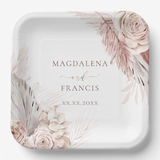 Hochzeitsbücher für Blume Teller (Vorderseite)