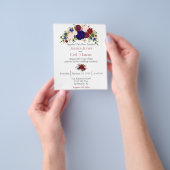 Hochzeitsbudget der Burgunder Marine Flyer (Gruppe)