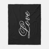 Hochzeitsbühne für Hochzeitsfeiern in Grauschwarz Fleecedecke (Vorderseite)